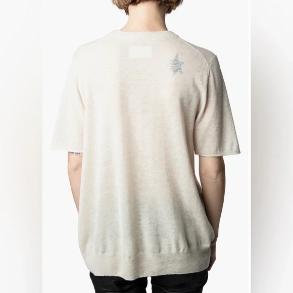 ZADIG & VOLTAIRE
Ida Cashmere Star Strass/Embellished Sweater
COLOR:Sugar Size S - Picture 2 of 10